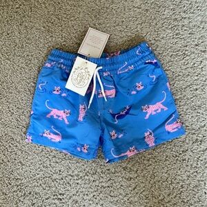 NWT The Beaufort Bonnet Company Wild Ones Swim Trunks 3T TBBC